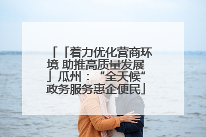 「着力优化营商环境 助推高质量发展」瓜州：“全天候”政务服务惠企便民