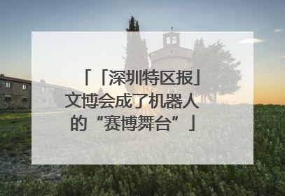 「深圳特区报」文博会成了机器人的“赛博舞台”
