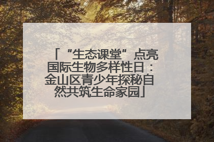 “生态课堂”点亮国际生物多样性日：金山区青少年探秘自然共筑生命家园