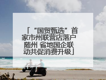 “国贸甄选”首家市州联营店落户随州 省地国企联动共促消费升级