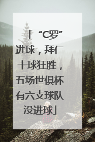 “C罗”进球，拜仁十球狂胜，五场世俱杯有六支球队没进球