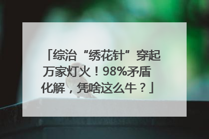 综治“绣花针”穿起万家灯火！98%矛盾化解，凭啥这么牛？