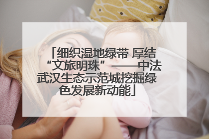 细织湿地绿带 厚结“文旅明珠”——中法武汉生态示范城挖掘绿色发展新动能