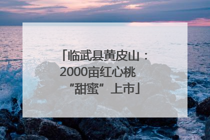 临武县黄皮山：2000亩红心桃“甜蜜”上市