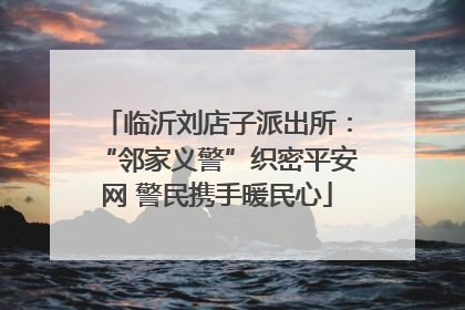 临沂刘店子派出所：“邻家义警”织密平安网 警民携手暖民心