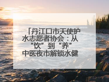 丹江口市天使护水志愿者协会：从“饮”到“养” 中医夜市解锁水健康新密码