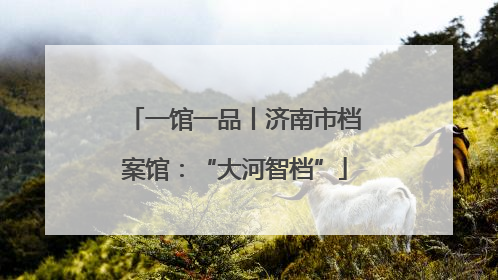 一馆一品丨济南市档案馆：“大河智档”
