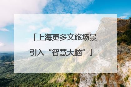上海更多文旅场景引入“智慧大脑”