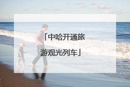 中哈开通旅游观光列车