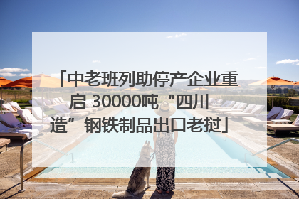 中老班列助停产企业重启 30000吨“四川造”钢铁制品出口老挝