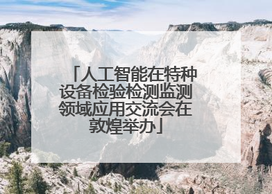 人工智能在特种设备检验检测监测领域应用交流会在敦煌举办
