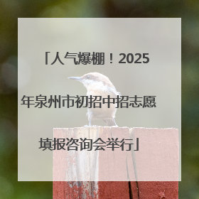 人气爆棚！2025年泉州市初招中招志愿填报咨询会举行