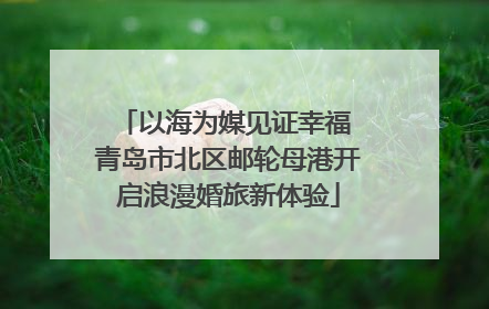 以海为媒见证幸福 青岛市北区邮轮母港开启浪漫婚旅新体验