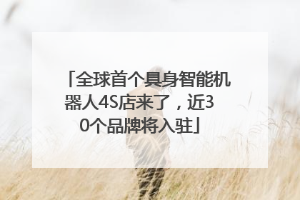 全球首个具身智能机器人4S店来了，近30个品牌将入驻