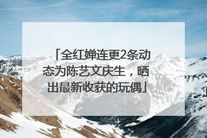全红婵连更2条动态为陈艺文庆生，晒出最新收获的玩偶