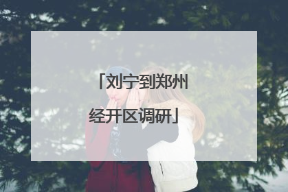 刘宁到郑州经开区调研