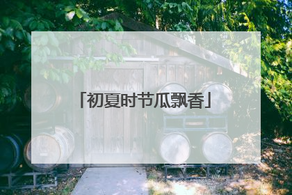 初夏时节瓜飘香