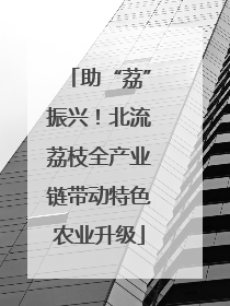 助“荔”振兴！北流荔枝全产业链带动特色农业升级