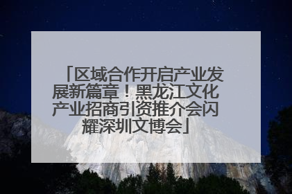 区域合作开启产业发展新篇章！黑龙江文化产业招商引资推介会闪耀深圳文博会