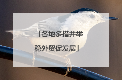 各地多措并举稳外贸促发展