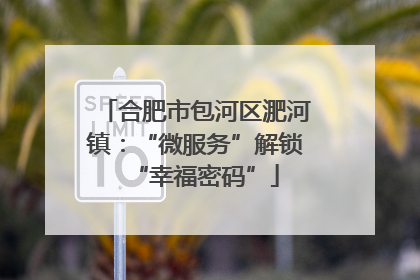 合肥市包河区淝河镇：“微服务”解锁“幸福密码”