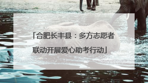 合肥长丰县：多方志愿者联动开展爱心助考行动