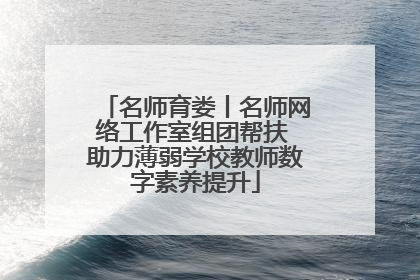 名师育娄丨名师网络工作室组团帮扶 助力薄弱学校教师数字素养提升