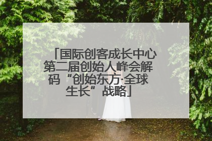 国际创客成长中心第二届创始人峰会解码“创始东方·全球生长”战略