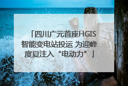 四川广元首座HGIS智能变电站投运 为迎峰度夏注入“电动力”
