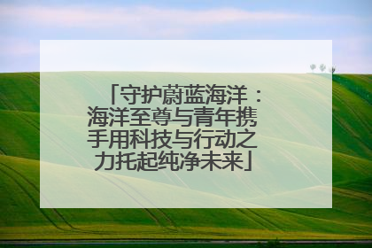 守护蔚蓝海洋：海洋至尊与青年携手用科技与行动之力托起纯净未来
