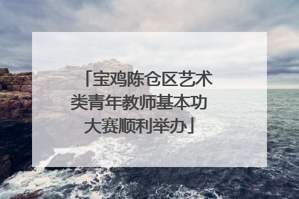 宝鸡陈仓区艺术类青年教师基本功大赛顺利举办