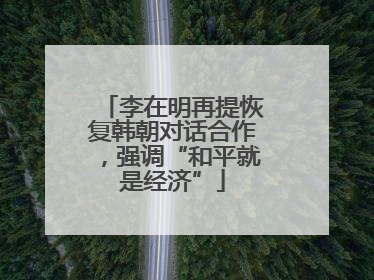 李在明再提恢复韩朝对话合作，强调“和平就是经济”