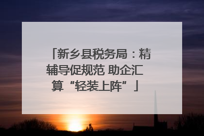 新乡县税务局：精辅导促规范 助企汇算“轻装上阵”