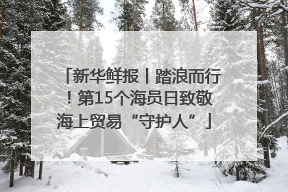 新华鲜报丨踏浪而行！第15个海员日致敬海上贸易“守护人”