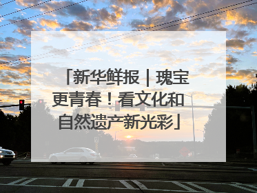 新华鲜报｜瑰宝更青春！看文化和自然遗产新光彩