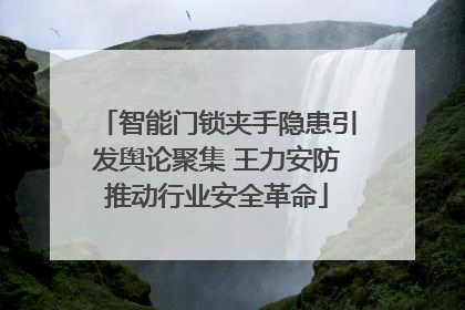 智能门锁夹手隐患引发舆论聚集 王力安防推动行业安全革命