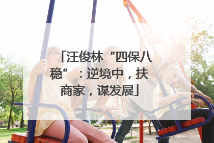 汪俊林“四保八稳”：逆境中，扶商家，谋发展