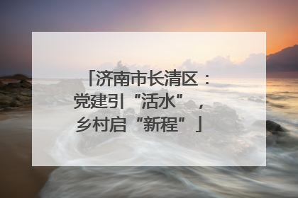 济南市长清区：党建引“活水”，乡村启“新程”