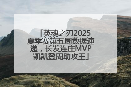英魂之刃2025夏季赛第五周数据速递，长发连庄MVP凯凯登周助攻王
