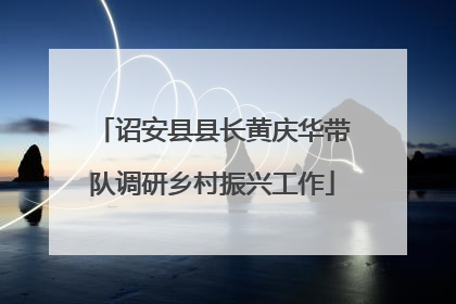诏安县县长黄庆华带队调研乡村振兴工作