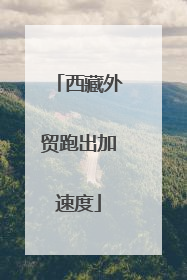 西藏外贸跑出加速度