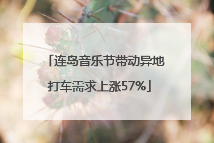 连岛音乐节带动异地打车需求上涨57%