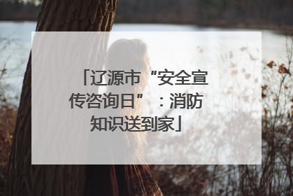 辽源市“安全宣传咨询日”：消防知识送到家