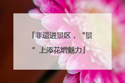 非遗进景区，“景”上添花增魅力