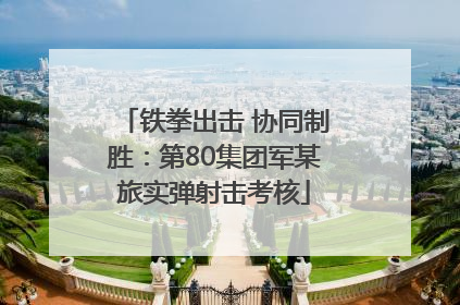 铁拳出击 协同制胜：第80集团军某旅实弹射击考核