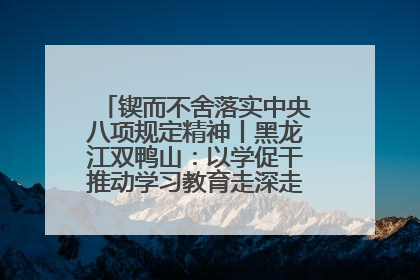 锲而不舍落实中央八项规定精神丨黑龙江双鸭山：以学促干推动学习教育走深走实 从小事入手写好“民生答卷”
