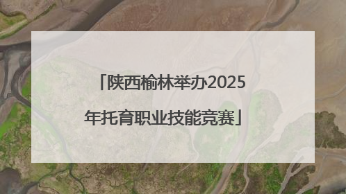 陕西榆林举办2025年托育职业技能竞赛