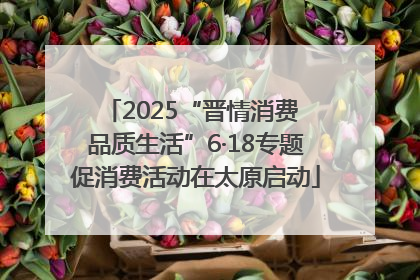2025“晋情消费 品质生活”6·18专题促消费活动在太原启动