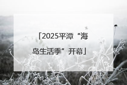 2025平潭“海岛生活季”开幕